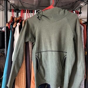 Melanzana Micro Grid Hoody S - Thyme